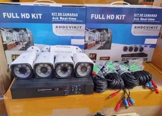 Caméras de surveillance HD avec accès à distance pour sécurité