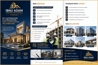 Construction de maison moderne avec IBNU ADAM Services complète