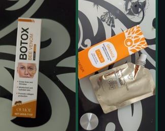 Crème Botox et masque Gold orange, dernière pièce disponible