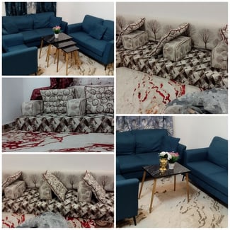 Ensemble mobilier complet salon et canapé yéménite