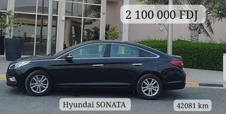 Hyundai Sonata noir, moteur Gasoil, année récente