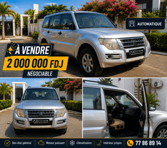 Mitsubishi Pajero boîte automatique, robuste et entretenu