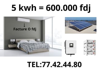 Kit solaire complet haute performance pour climatiseur