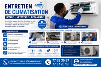 Entretien et nettoyage professionnel de climatiseurs split