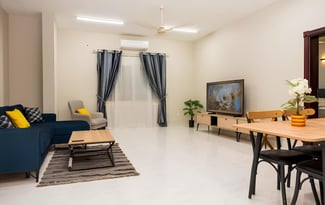 Appartements meublés 2 chambres au Héron, 110 m², vue mer