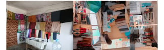 Boutique vêtements, chaussures, boissons et cosmétiques PK12