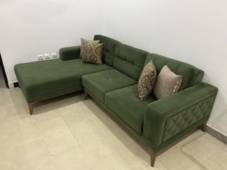 Canapé vert sapin Istikbal en bon état