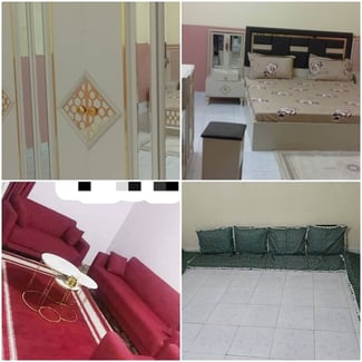 Chambre à coucher turc et salon moderne complet