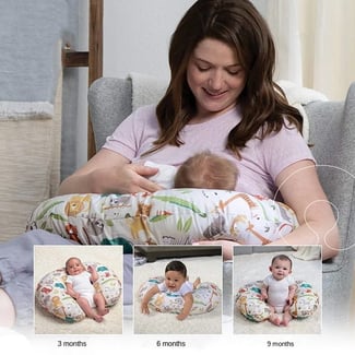 Coussin d’allaitement évolutif pour maman et bébé