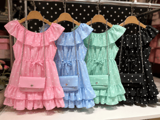 Robes françaises élégantes pour filles de 2 à 9 ans
