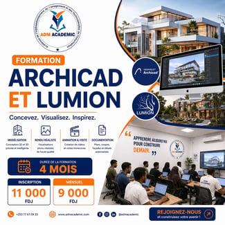 Formation professionnelle Archicad et Lumion en modélisation 3D