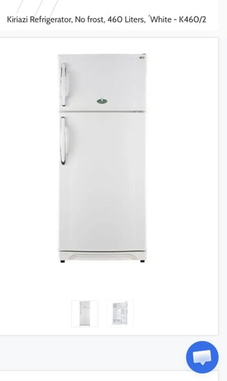 Réfrigérateur Kiriazi 460L et machine à laver Fresh 10kg neuves scellées