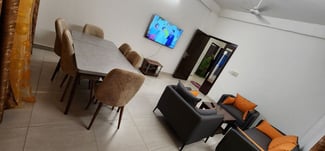 Appartement F4 meublé 3 chambres avec climatisation à PK13 Pin Saoudie