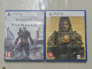 Pack de jeux PS5 Assassin's Creed Valhalla et Death Stranding