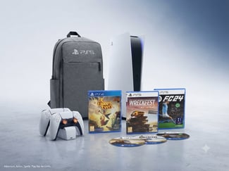 Pack PlayStation 5 complet avec accessoires et 3 jeux inclus