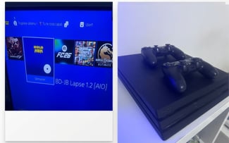 PS4 Pro 1 To avec jailbreak et jeux préinstallés