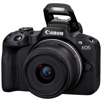Appareil photo Canon EOS R50 24,2 MP avec objectif RF-S 18-45 mm