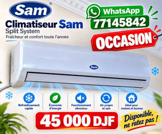 Climatiseur quasi neuf, usage quelques mois