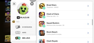 Compte Supercell ultime avec Brawl Stars et Clash of Clans complet
