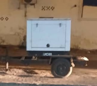 Groupe électrogène 15 kVA avec chariot, prêt à louer