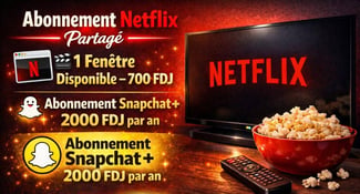 Abonnements Netflix et Snapchat+ à prix réduit