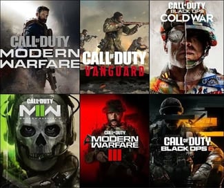 Jeux Call of Duty PS4 : Collection complète des 6 titres