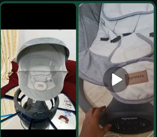Berceuse bébé avec musique et vibrations, chargée incluse