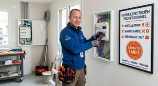 Électricien professionnel pour dépannage et installation électrique