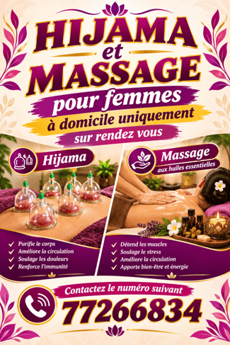 Hijama et massage