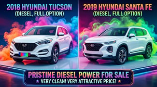 Hyundai Tucson 2018 et Santa Fe 2019 diesel automatique en excellent état