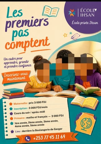 Inscriptions à l’École privée Ihsan – Maternelle et primaire