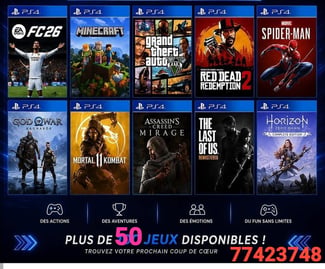 Installation jeux et programmes pour PlayStation 2, 3 et 4