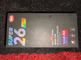 Itel Super 26 Ultra 256 Go 16 Go RAM écran AMOLED 144 Hz
