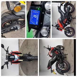 Moto Kawasaki 200cc en très bon état