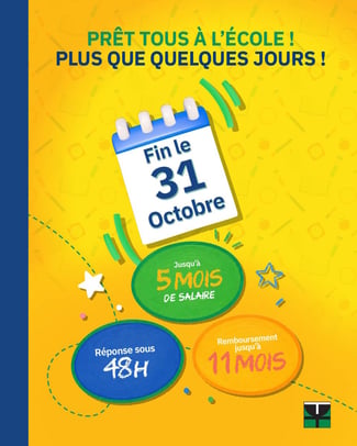 Prêt Tous à l'École pour financer la rentrée scolaire – Bank of Africa - BOA-Mer Rouge