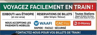 Réservation billets de train Djibouti Éthiopie en ligne