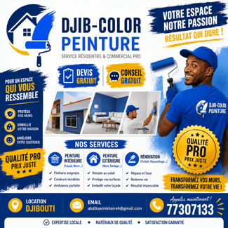Services de peinture intérieure et extérieure pour maisons et bureaux