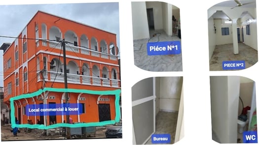 Local commercial de 130m2 à louer au cœur de l\'Avenue Nasser