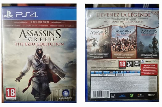 Collection Ezio AC pour PS4 - Trilogie culte incluant AC II, Brotherhood et Revelations