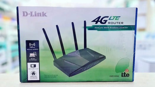 High-Speed Dlink 4G Router with SIM Card - Like New