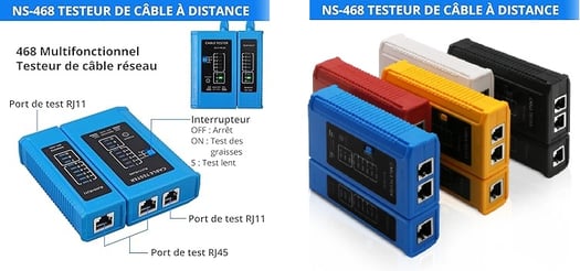 Testeur de câble réseau