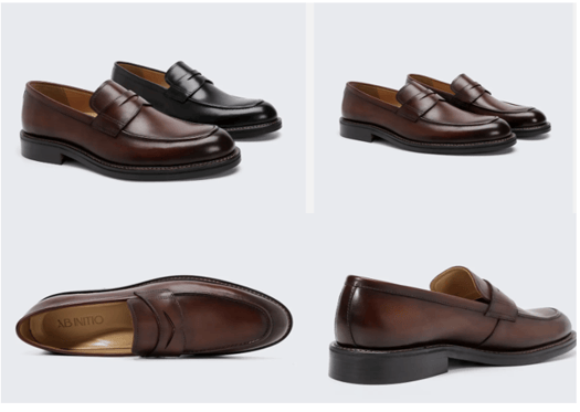 Mocassins en cuir véritable pour homme, pointure 42-43-45