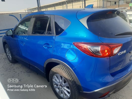 Mazda CX5 2016, bleue, 5 portes, caméra de recul, écran Android