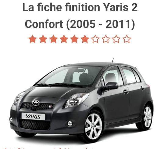 Voiture Yaris climatisée disponible à la location