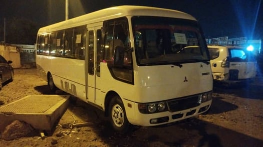 Mitsubishi Rosa Bus 2016, 35 places, provenance Dubaï, occasion à saisir