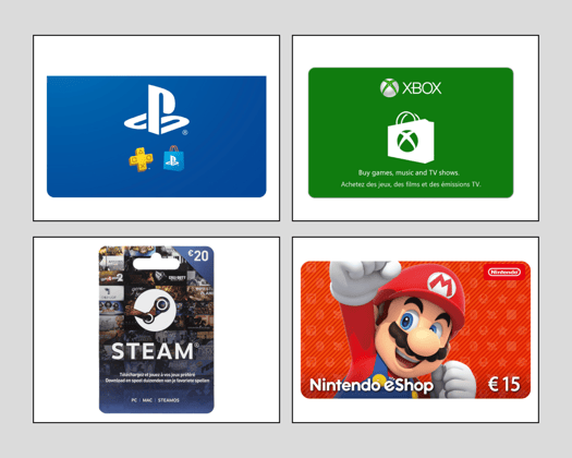 Cartes de jeu pour toutes les plateformes à bas prix