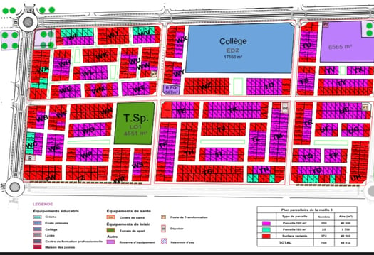 Terrain de 118 m2 avec titre foncier à Nassib - Zone viabilisée et bien située