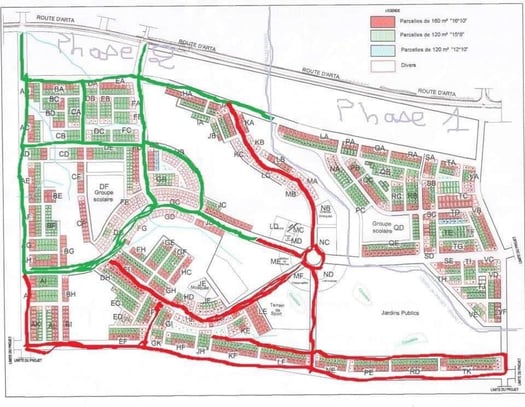 Deux parcelles à vendre à Barwaqo 2, 160 M2 chacune, bon emplacement