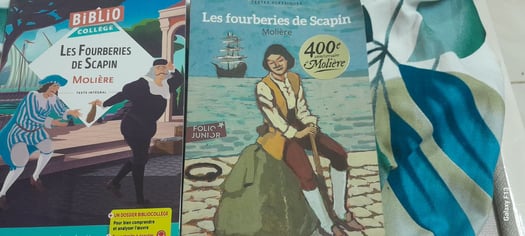 Romans en pochette Les Fourberies de Scapin - 8ème/9ème année