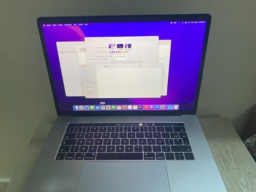 MacBook Pro 15,5" Touch Bar - Core i7 2.7 GHz, 16 Go RAM |odrinateur portable|pc portable